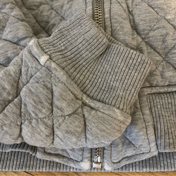 Gap Quilted Zip Up Sweatshirt Size Small - Picture 9 of 9